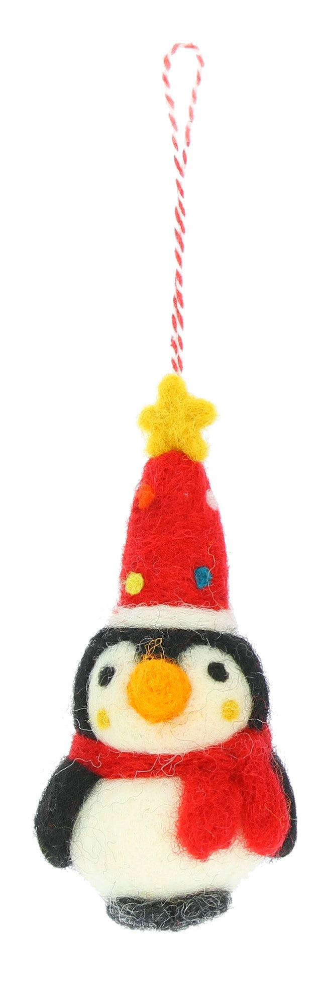 Penguins with Party Hats Hanging Decoration