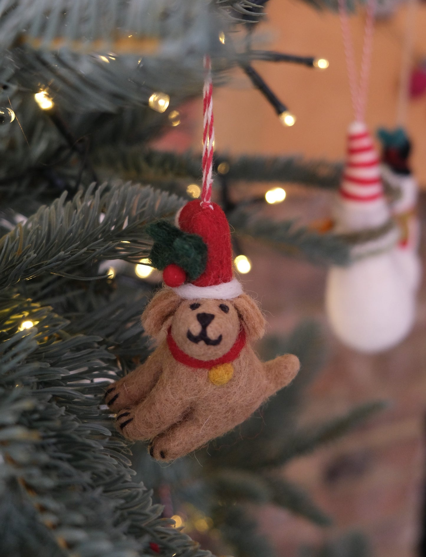 Christmas Labrador Hanging Decoration