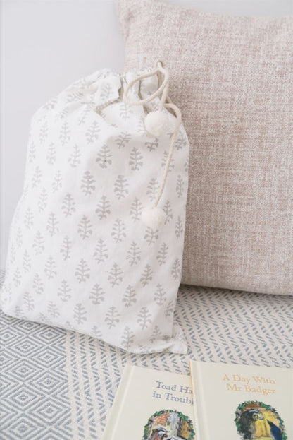 Leaf Drawerstring Bag - Mixed Colours