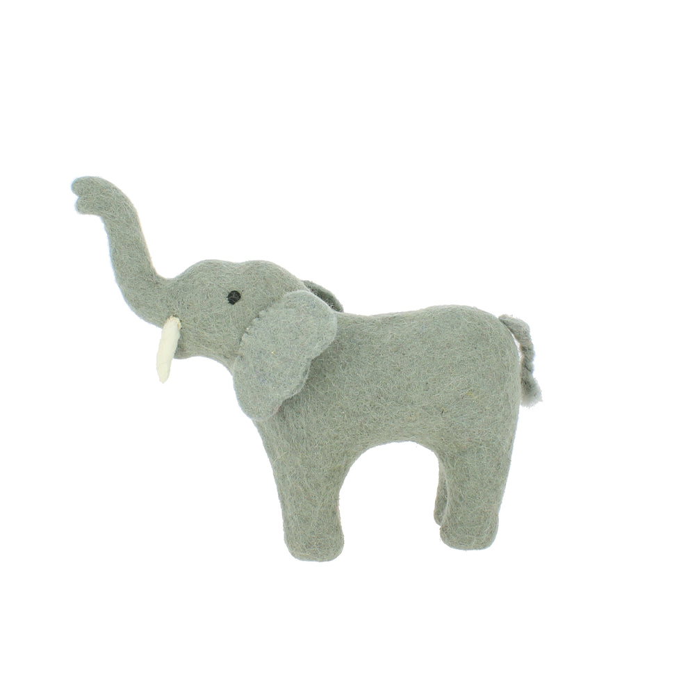 Felt Elephant Shelf Decoration Fiona Walker England