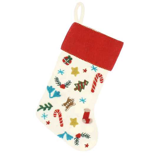 Christmas Stocking - Cream