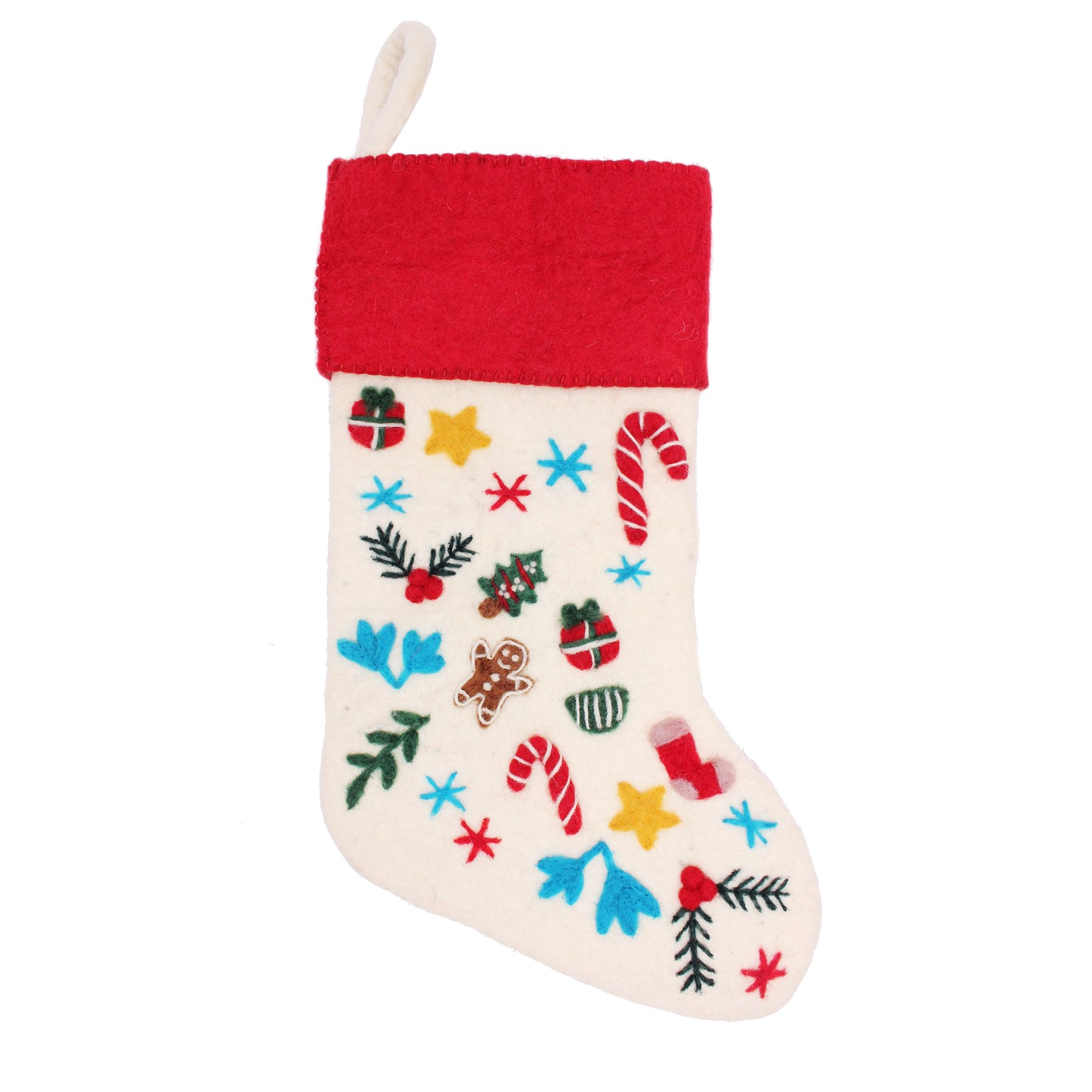Christmas Stocking - Cream