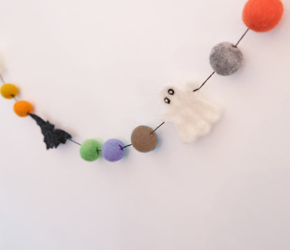 Halloween Ghost and Bat Garland