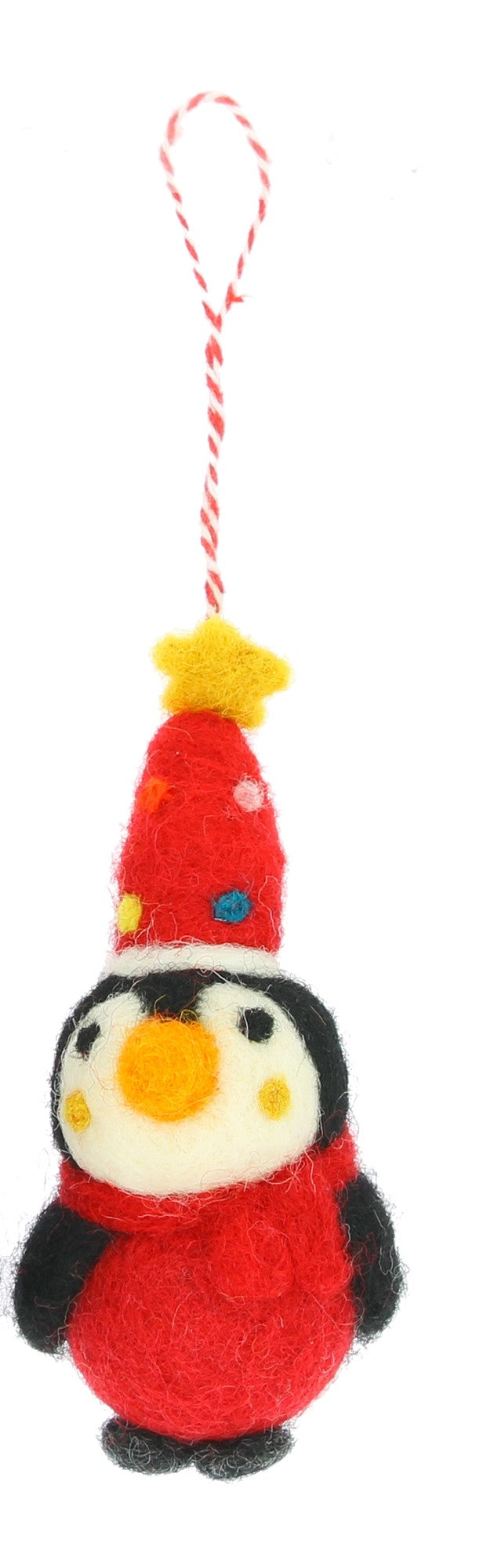 Penguins with Party Hats Hanging Decoration