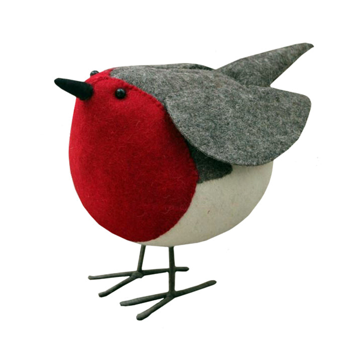 Classic Standing Christmas Robin - XL