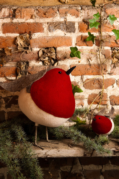 Classic Standing Christmas Robin - XL