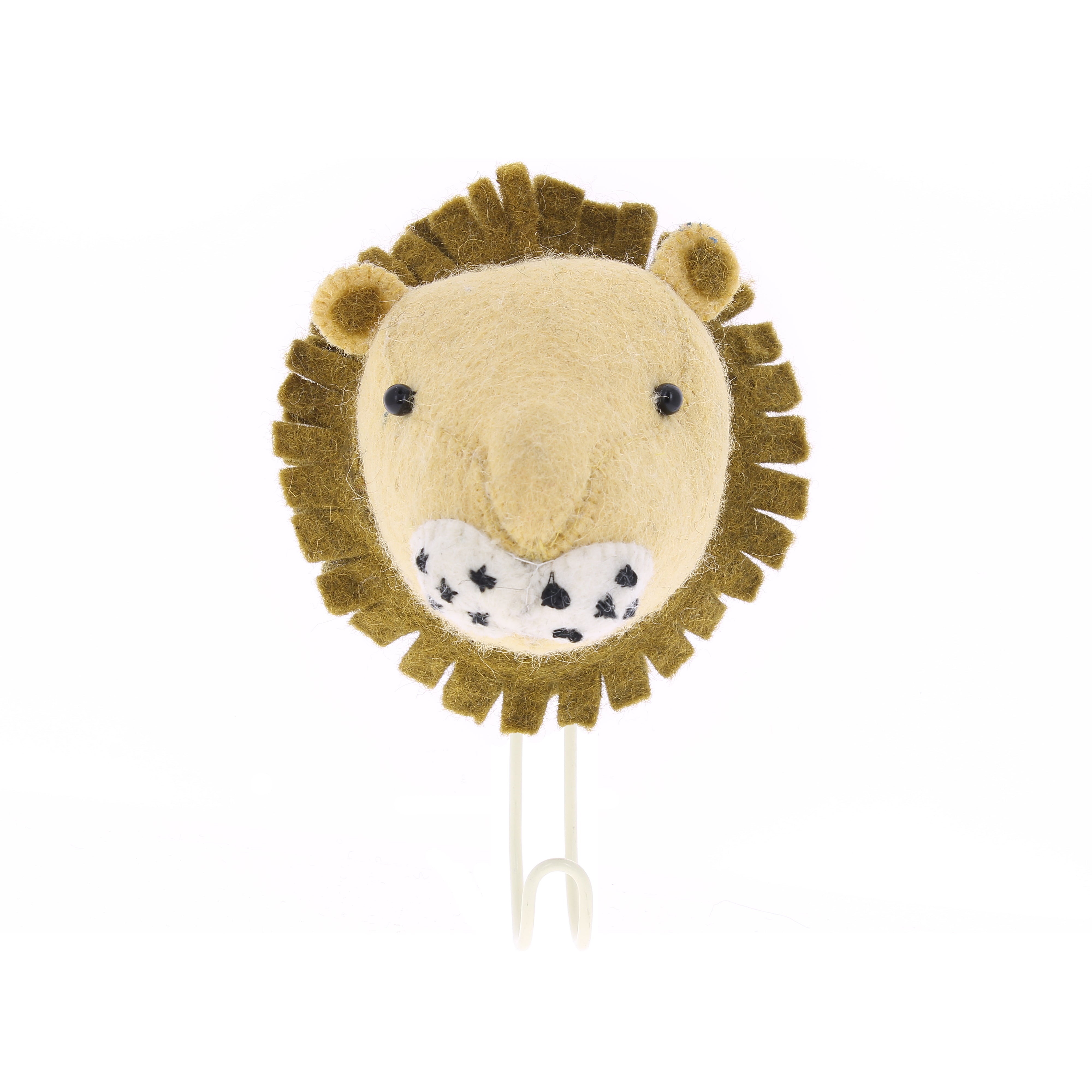 Lion Head Coat Hook Fiona Walker England