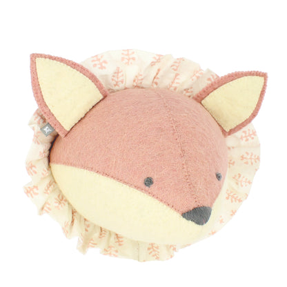 Baby Fox with Vintage Ruff Head Mini - Pink