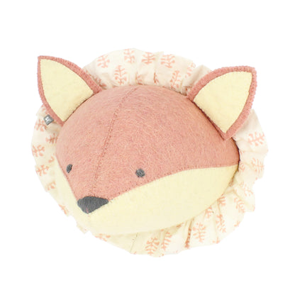 Baby Fox with Vintage Ruff Head Mini - Pink