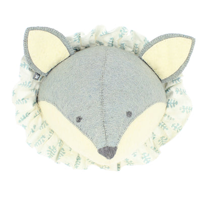 Baby Fox with Vintage Ruff Head Mini - Blue