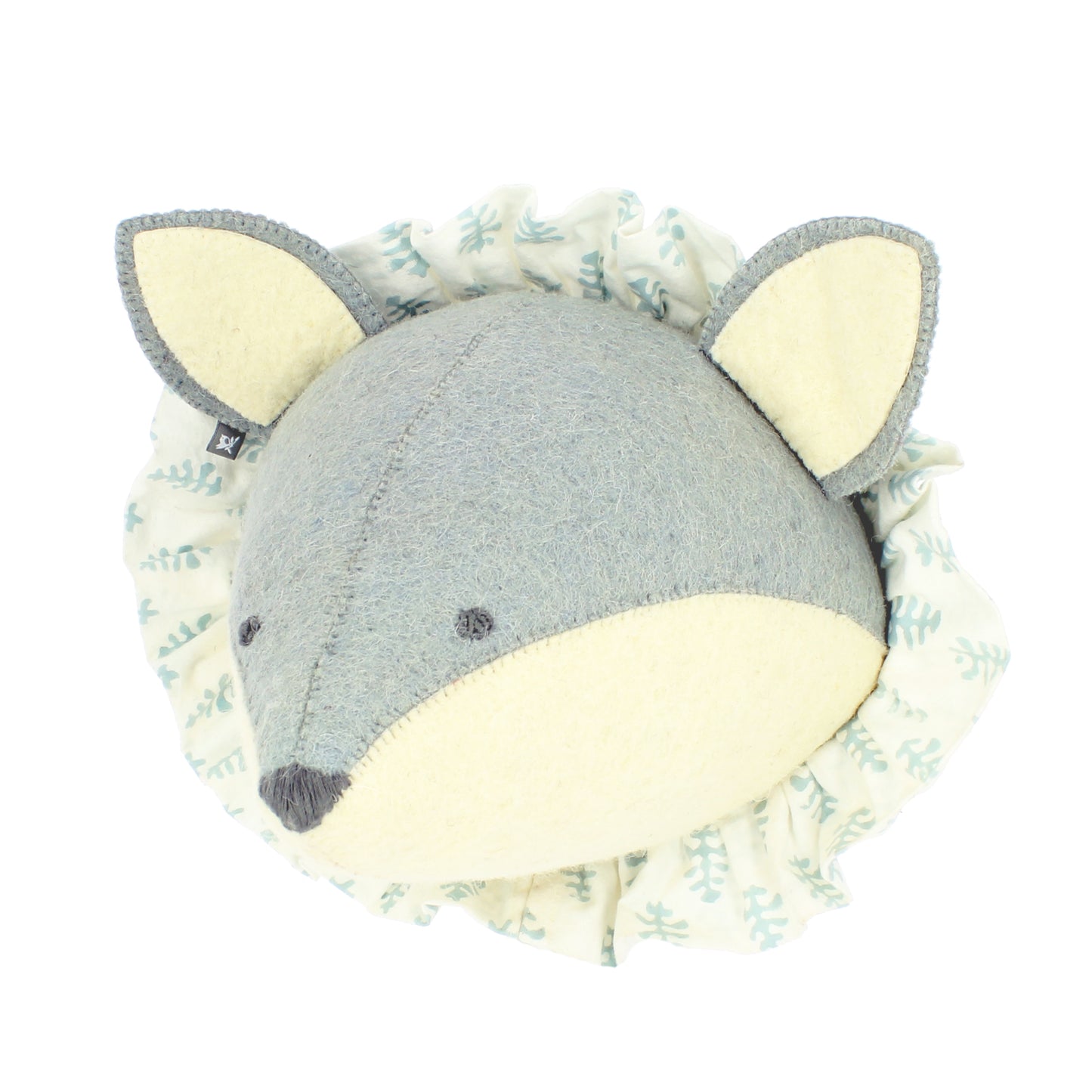 Baby Fox with Vintage Ruff Head Mini - Blue