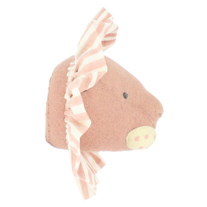 Lion with Vintage Ruff Head Mini - Pink
