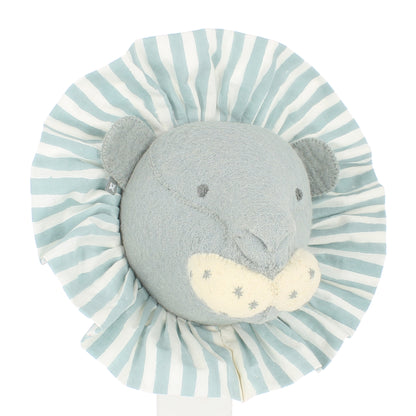 Lion with Vintage Ruff Head Mini - Blue