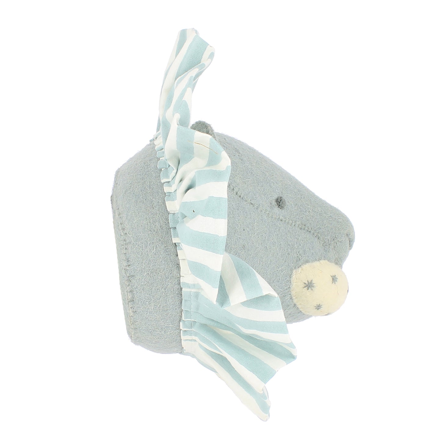 Lion with Vintage Ruff Head Mini - Blue