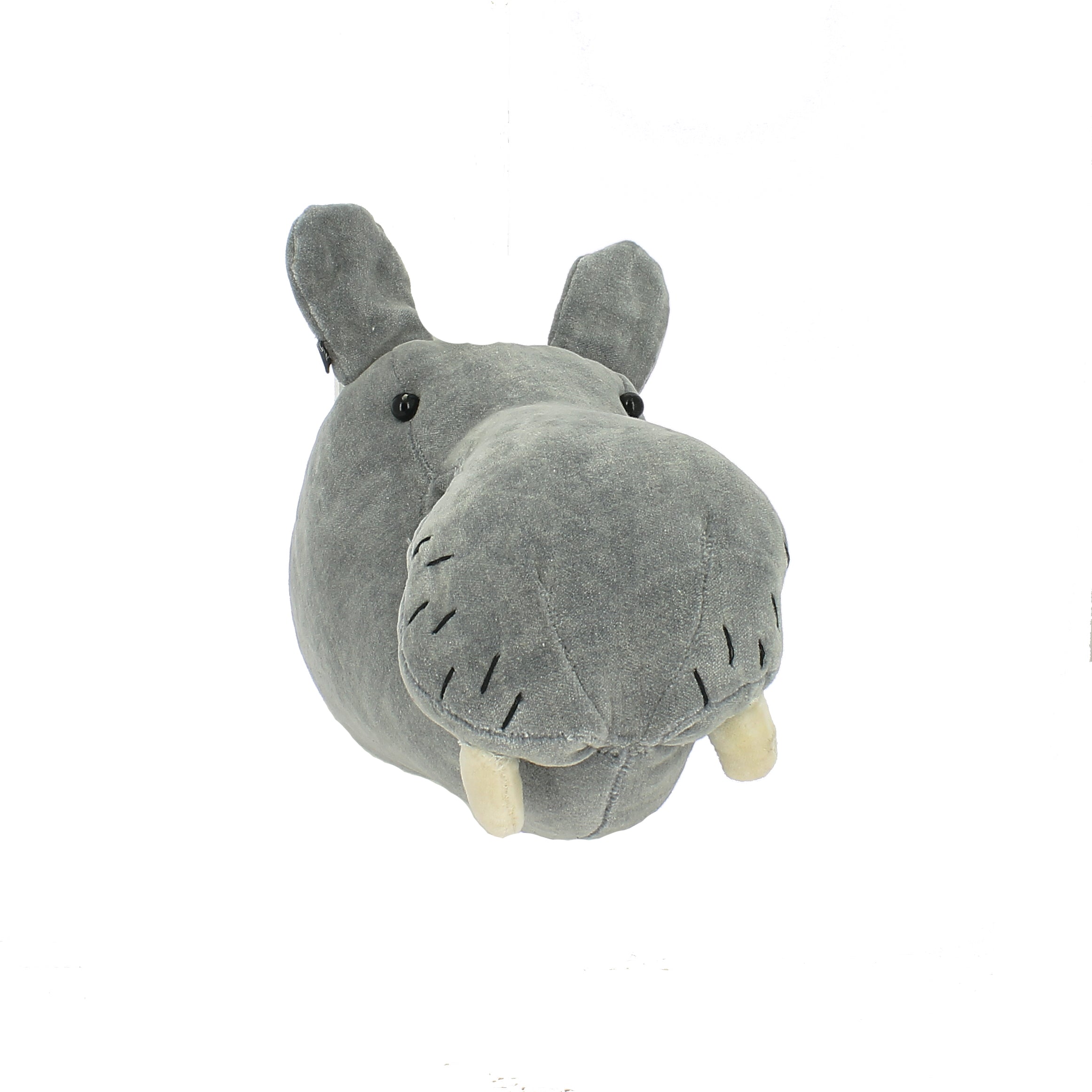 Velvet Hippo Head Mini Fiona Walker England