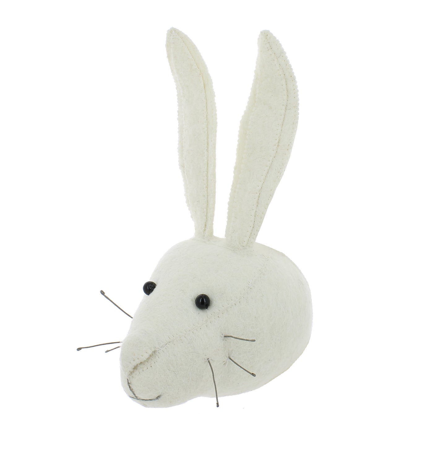 White Rabbit Head Wall Decoration - Mini - Fiona Walker England