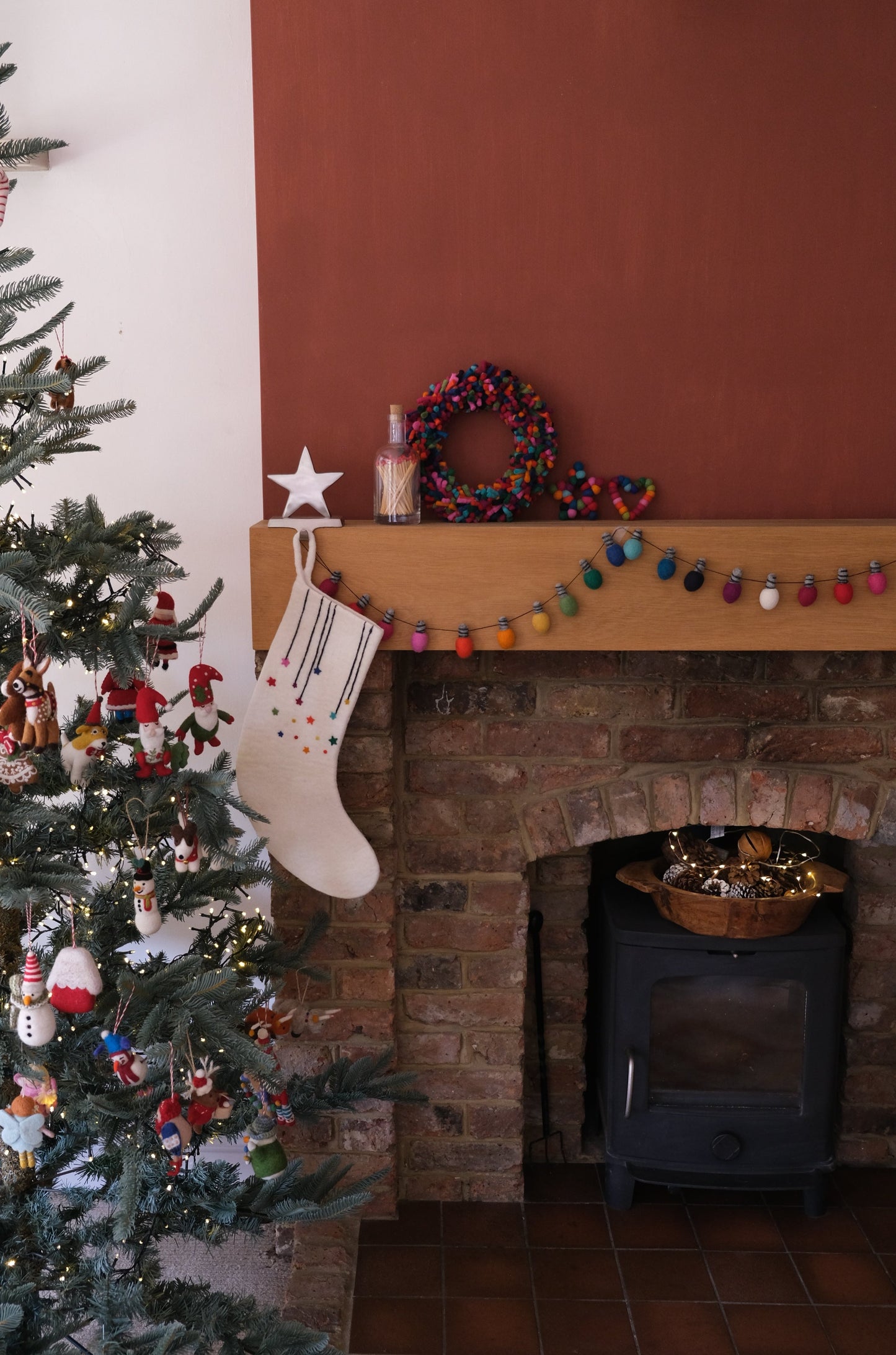 Christmas Traditional Fairy Light Garland