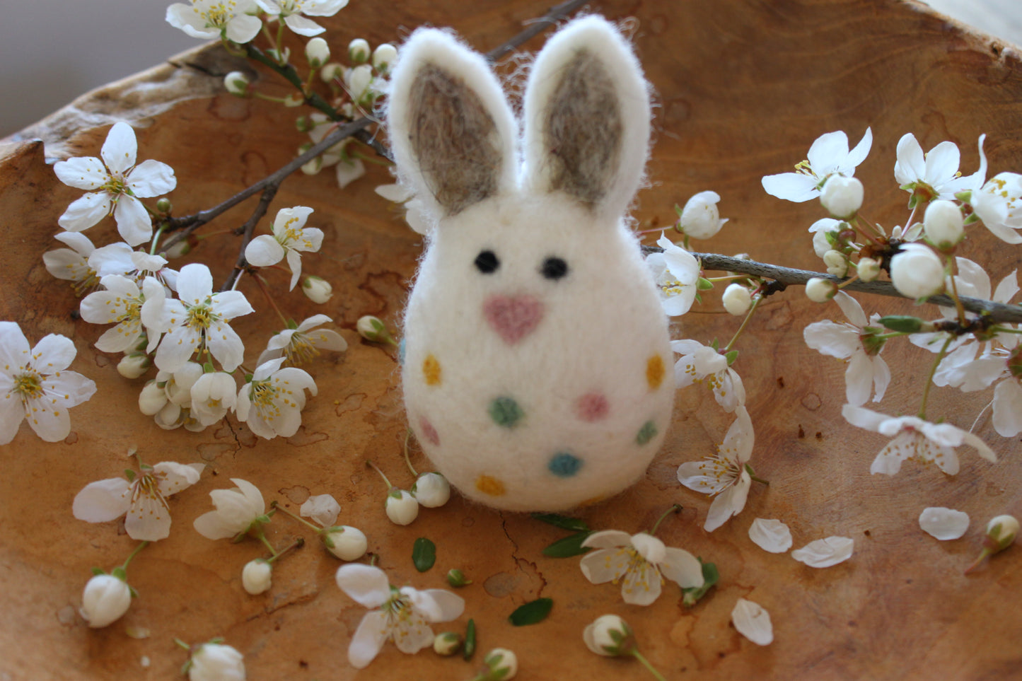 Colourful Spotty Bunny Decoration