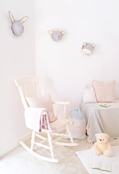 Baby Fox with Vintage Ruff Head Mini - Blue