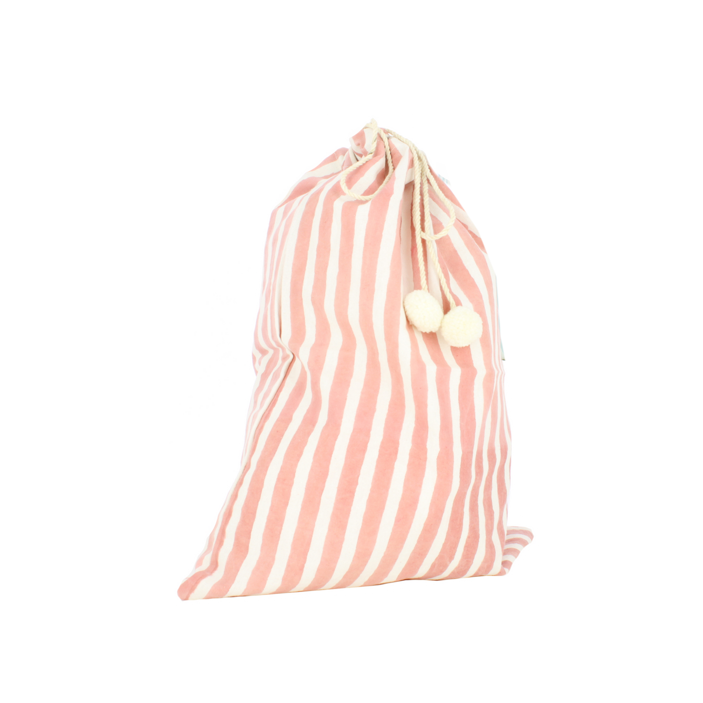 Stripe Drawerstring Bag - Mixed Colours